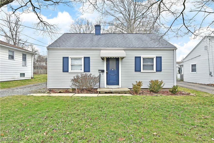 Explore the possibilities of this recently renovated and move-in-ready Warren residence! With its cozy two-bedroom layout it has all the right stuff for a great investment property or personal residence alike. A detached single car garage offers easy storage solutions as the sizeable backyard is ready for warmer spring days. Bold blue trim accents the inviting font patio where tasteful landscaping leads you inside. Through the door, a carpeted living room greets you with ash-colored carpets and bright white walls. A pair of windows helps illuminate the surroundings with natural light. Around the corner, a delightful kitchen boasts stainless appliances and gorgeous trim work with matching cabinets. Nearby, utility access and additional storage is located by the rear entrance. Opposite the home, a pair of spacious bedrooms flank a charming bath with built-in shelving and marbled flooring, shiplap half wall and stylish vanity. Kitchen cabinets, sing, refrigerator, dishwasher, microwave and flooring recently replaced. Bathroom all but the bathtub has been replaced new sink, toilet, bathtub replaced. Re sided in 2004, new garage door, new garage roof.