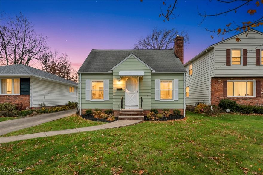 Charming, fully renovated, and move-in ready, this beautifully updated Lyndhurst home offers modern comfort with classic character throughout. A welcoming exterior and front entry lead into a bright and spacious living room featuring refinished hardwood floors, fresh neutral paint, and a brick fireplace that creates an inviting space. Arched openings connect the living and dining spaces, adding timeless appeal and an easy, functional flow.

The remodeled kitchen features white shaker cabinetry, quartz-style counters, subway tile backsplash, brand new stainless steel appliances, updated lighting, and a bay window overlooking the backyard. With two full bathrooms, including one on the main level and another upstairs adjoining the bedroom, the home offers flexibility, privacy, and convenience for daily living.

Both bedrooms feature refinished hardwood flooring, and the updated baths offer clean, modern finishes. The partially finished lower level adds additional living space with new carpeting—ideal for a media room, office, fitness area, or hobby space. A private backyard and a 2-car garage enhance outdoor enjoyment and storage options.

Located in a well-established residential neighborhood with convenient access to shopping, dining, parks, medical facilities, and freeway routes, this turnkey home delivers style, comfort, and value in a desirable location. A fantastic opportunity for buyers seeking a refreshed and thoughtfully updated home.