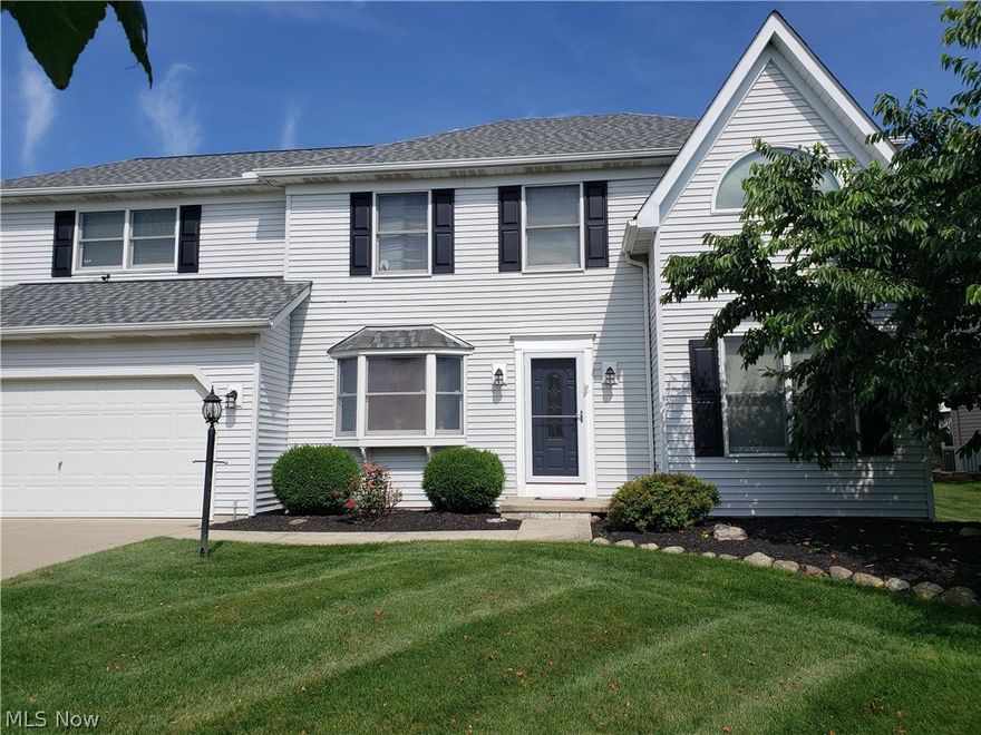 Some Family will be very lucky moving into this charming neighborhood. Four bedrooms, two bedrooms are master bedroom sizes. Island kitchen, new flooring, first floor utility,finished rec room, tray ceilings in dining room, deck behind home, stamped concrete patio, swim deck as well, as well as a heated above ground pool. Too many items to list.