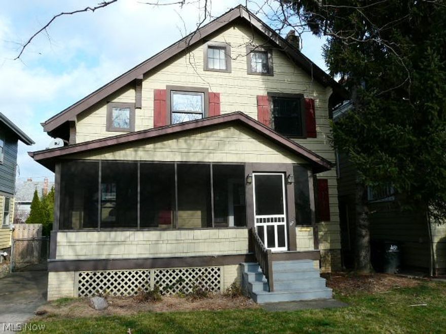 Lakewood colonial with 3 bedrooms, 1.0 bathrooms and 1 car detached garage.  Lots of old world charm!  Great Value!  Owner Occupant bidding period through 12/30/15.  Not open to investors until 12/31/15.   Case # 412-637562. HUD Owned Property - sold AS-IS, ask your agent how to submit offer. Great Value! Buyer is responsible for due diligence + inquiry of all property information/condition. Buyer is responsible for cost/completion of any/all inspections and is to assume any/all violations.