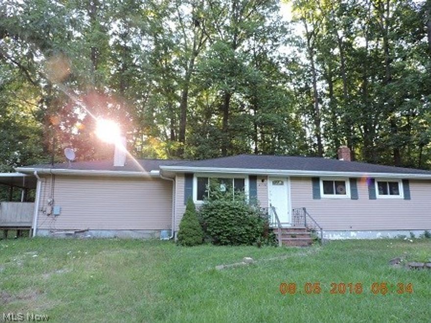 Ranch style home with formal living room, cozy family room, spacious kitchen with ample cupboard and counter space. relax in one of the  3 restful bedrooms, 2 full baths. Hardwood floors throughout. Wood burning free standing fireplace in family room. Fenced in rear yard. The full unfinished basement offers tons of storage, furnace and water heater. The park like back yard is great for entertaining, or just a short ride to Geneve-On-The-Lake Strip, docks, beaches, shopping and dining!!