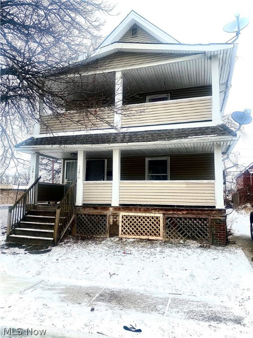 Investors special! First floor is freshly painted second unit will need some work. New furnaces and duct work. Previously rented for $750 per month. Property management in place. Property is vacant and being sold as is. See supplements for POS. Schedule your showing today!