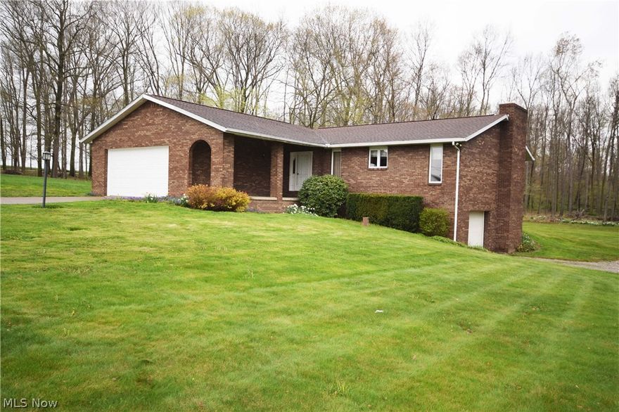 Welcome to 11478 Easton Road in Milton Township. This charming, 3-bedroom, 2-bathroom brick ranch sits on 1.5 acres with fresh paint and new carpet. The spacious living room (19x19) has a lovely brick fireplace. The eat-in kitchen has lovely cabinets and lots of counter space. Master bedroom has a large, walk-in closet and a master bathroom with dual sinks. Convenient first-floor laundry. Gorgeous screened-in porch overlooks, and provides access to, the private, park-like backyard. Lots of space for entertaining in the partially finished basement. Third car garage provides access to the basement. Shed (10x12) is perfect for storing lawnmower, bikes, and other toys! Don't wait until it's sold! Call today to schedule your private showing!