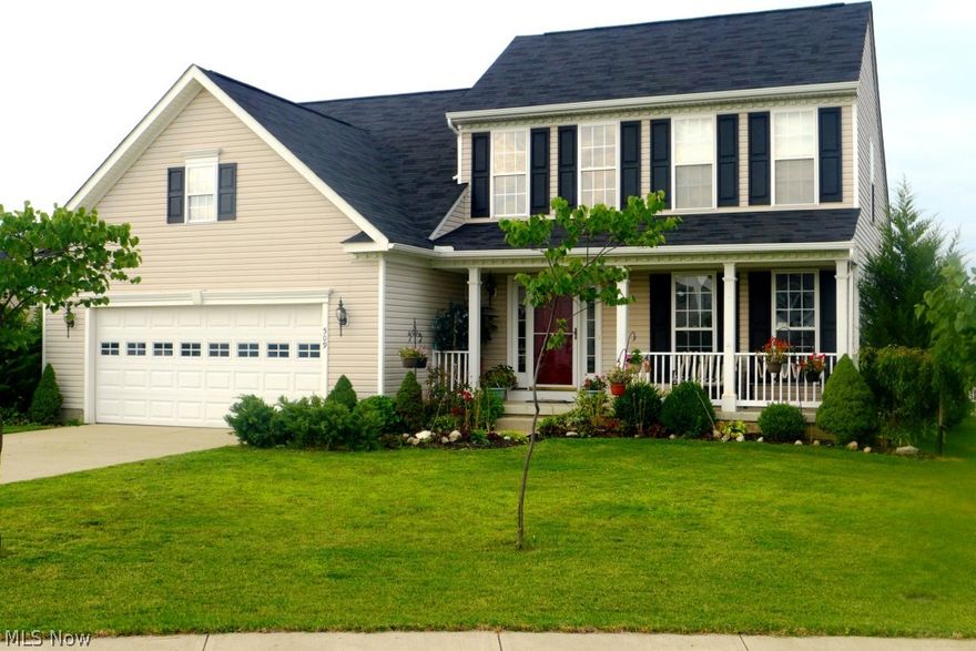 You will be hard pressed to find a better lot in Heisley Park than this Ryan Homes "Esquire" 1st Floor Master located on a premium lot on a small Cul-de-sac street with a private back yard and away from traffic, trains and other homes!!!.   Built with the added 4' extension to back side of home for additional living area to entertain, the cul-de-sac offers additional parking area for parties and this lot offers one of the longest driveways in the development.  Spacious kitchen adjacent to living area means you will remain part of the entertainment even when cooking!  Beautifully sized Master Bedroom offers large walk-in closet, spacious master bath double bowl vanities.  Extra large finished basement is HUGE (the added 4' to house means additional area in the basement as well!!!) so even with the large finished basement, there is still a large storage area and room for a workshop and more!  Loft area upstairs makes beautiful office, sitting/play area for teens.  Two story foyer offers