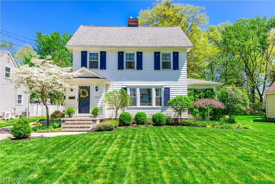 Welcome Home! This Charming 3-story Colonial is located in the heart of Stow and offers 1700+ square feet of living space! Impeccably maintained, beautifully decorated and loaded with character! A formal Foyer welcomes you home and leads to the large Living Room which features built-in bookcase and masonry fireplace. Fully-applianced Kitchen with a cozy Breakfast Nook, walk-in Pantry and LVT flooring! Formal Dining Room with built-in corner hutch is perfect for entertaining. Screened-in side porch is the ideal place to relax and enjoy the parklike yard. A convenient Powder Room completes the main level. On the 2nd floor, you will discover the Master Bedroom (which includes a dressing area), 2 additional bedrooms and the updated main bath! The appealing main bath features built-ins and open linen shelving! The 3rd floor attic is fantastic for storage or it could easily be finished for an additional 336 square feet of living space! Full basement and 2 car detached garage! The perfect location...walk to schools, church, restaurants, shopping and the library! Close to everything and just minutes to Route 8! This is THE ONE you have been waiting for!!!