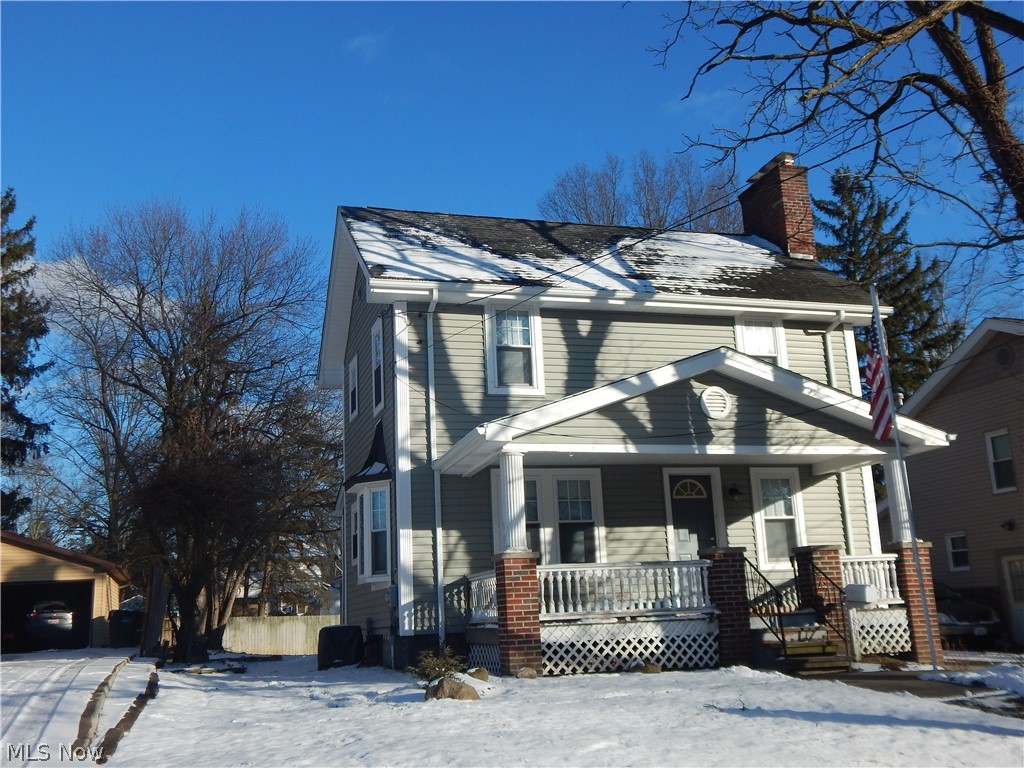 Own with pride. Impressive Colonial with handsome brick fireplace. Updated kitchen featuring all newer appliances, hardwood floors, coffee bar and so much more. Beautiful cherry trim, newer windows and roof. The furnace and AC are sure to be energy efficent. Full basement, covered front porch, open air deck overlooking rear yard. Nice oversize two car garage. Call to see today.