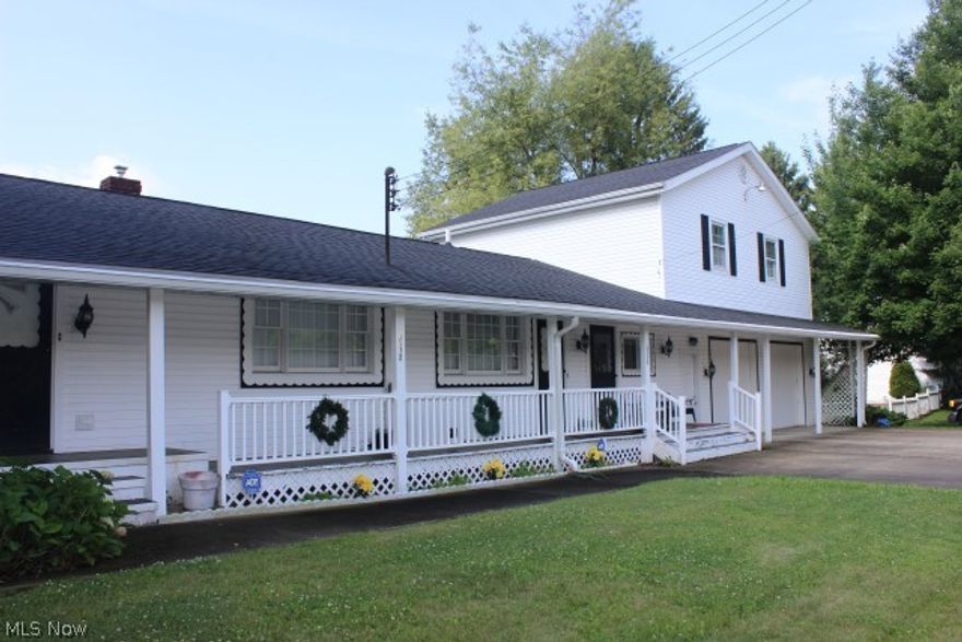 So much potential! Ranch w/2208SF on .84 acre fenced w/pond & gazebo* Currently set up w/an efficency apartment w/1 bed & 1 bath, in addition to, 2 bed, 2 bath home w/sun room wrapped w/sliding doors overlooking back yard w/pond* Walk out basement with workshop* Full covered front porch and covered patio & deck across back of house* Updates include roof & siding (2013), well pump (2014), septic (approx 6 yrs.), windows (approx 8-10 yrs. w/the execption of the glass sliding doors)* Attached 2.5 car garage (approx 22x29)* Potential room for apartment above the garage (22x29)*