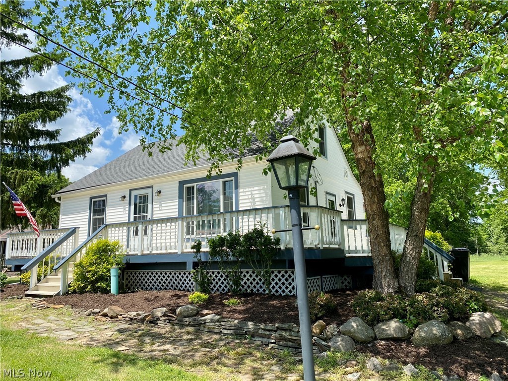 All three floors finished and turn key move in ready with appliances. This home has an old farm house setting to it with wood floors and wrap around porch. This home sets on almost 2 acres of property with some wooded areas.