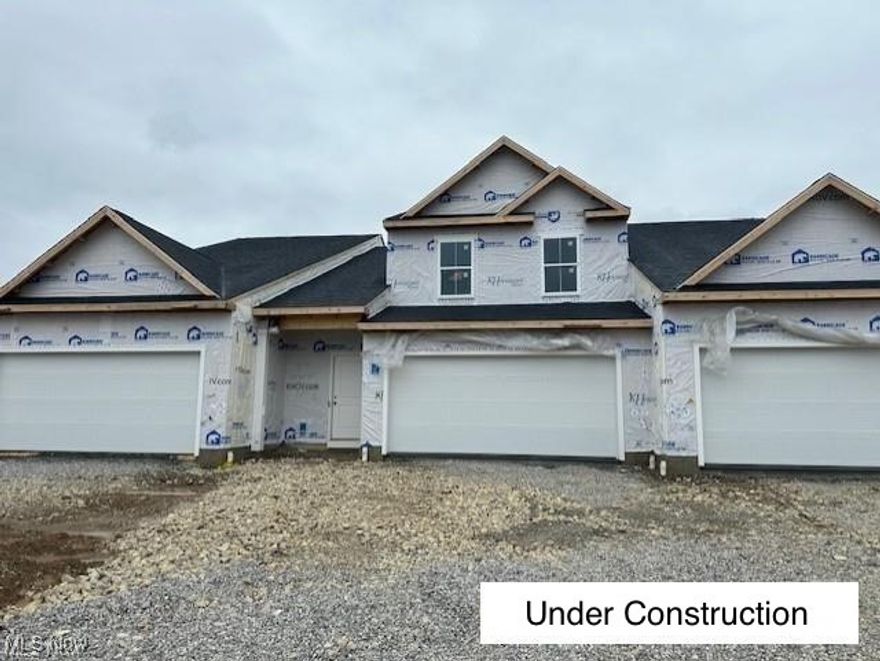 This beautiful townhome is located in Green, OH. You can access I-77 in just a few minutes. Very close to shopping and all the restaurants that Green has to offer. Forest Lakes has a pavilion with open space for gatherings. There is a walking trail behind the homes. This Dayton floor plan has 4 bedrooms and 2.5 baths with a loft. We added a concrete patio to enjoy the spring and summer days. This home just started construction and will be completed in late March. Photos are for illustration purposes. We are selling out so don't hesitate to call!