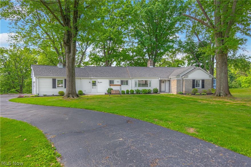 All work and no play got you down? Then get out of town and make the move to this sprawling ranch home in West Branch Local School District. This 3 bedroom home has hardwood floors throughout and a newly remodeled kitchen and two full baths. We should mention the master bath has been remodeled as well. Easy one floor, country living. Relax and take in the view of over 2.5 acres from your sunroom. This property also has a 14x22 barn for your own mini farm! What more can you ask for?!
