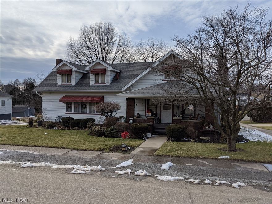 This charming two-story home sits on a .39 of an acre and features over 2,400 sq. ft. of living space. The main floor features an eat-in-kitchen, dining room, a spacious living room with a gas fireplace, 2 bedrooms and a full bathroom. The second-floor features the master bedroom, an additional bedroom, a full bath and a bonus room. The full basement has the laundry room, storage area and another possible bedroom. There is a 2 car detached garage and the utilities to the property are city water and sewer, natural gas heat and central air.  This home is just the right size for a first-time home owner or someone who needs more space. Schedule your private showing today.