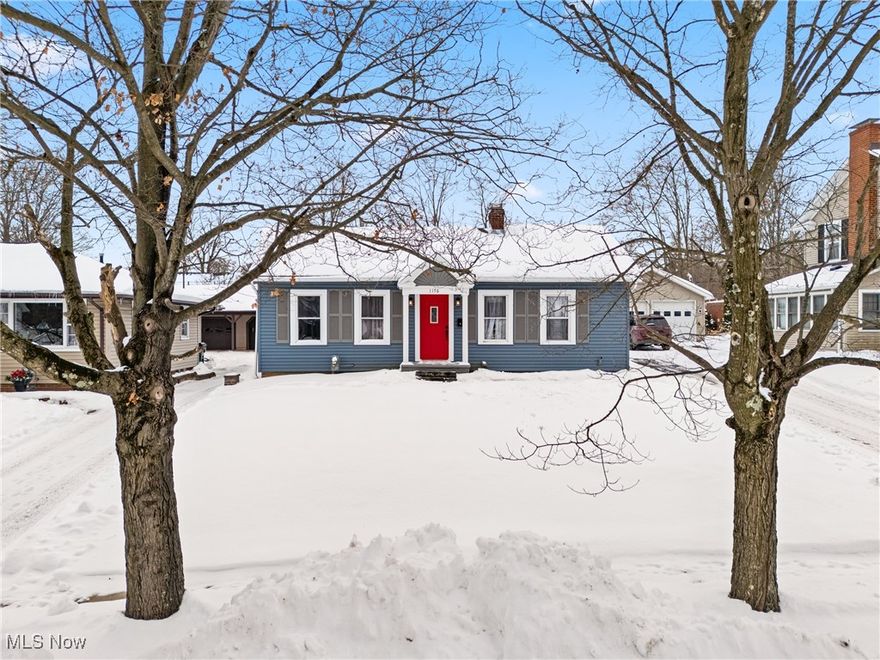 Welcome home to this adorable and updated 2-bedroom, 2 full bath ranch in Alliance, OH. Walking in, you will appreciate the layout of the home and are welcomed by the cozy living area, including the warmth of a wood-burning fireplace (previously inspected). The master suite is complete with dual closets and a private bathroom. The kitchen boasts beautiful granite countertops with all appliances included, as well as an eat-in kitchen for convenience. You'll love the accessibility of the first-floor laundry complete with a utility sink, and the washer and dryer that is included with the purchase! Major updates include a NEW roof (2020), NEW hot water tank (2020), and NEW furnace (2020). This move-in ready home offers one-level living at its finest with a 2-car garage, perfect and spacious for vehicles or storage. A nice level lot offers lots of space for pets or get-togethers. Only a quick drive to down for coffee or various restaurants, this home has it all! Don't miss this opportunity at this great price. *Fireplace has not been used by current owners*