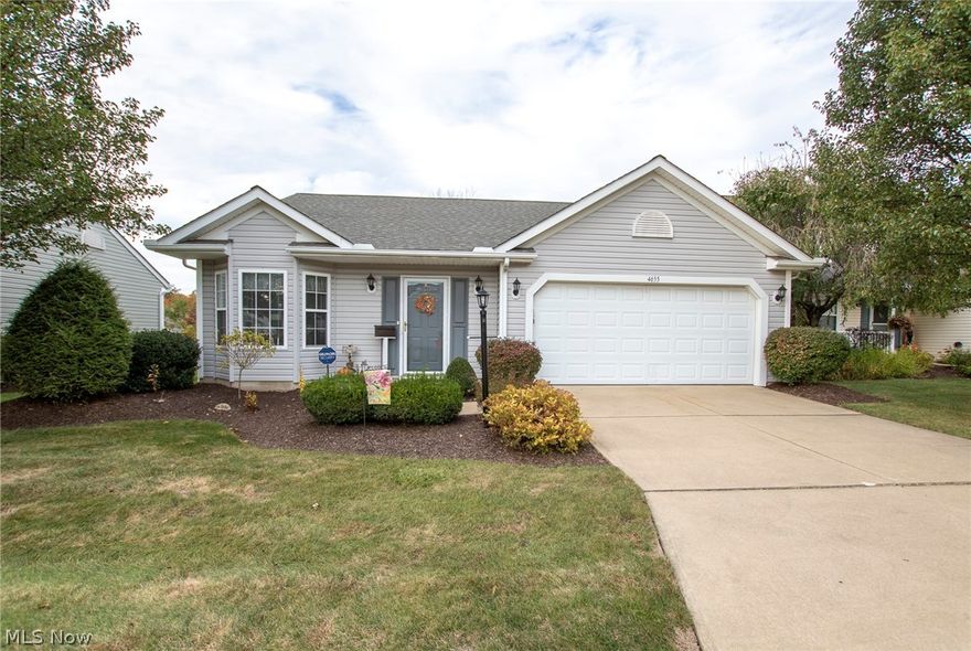 Welcome home to this lovely Ranch Cluster Home with 2 bedrooms and 2 full baths located in Brunswick on a quiet street and part of Pebble Creek Preserve Subdivision.   It offers a very open floor plan with 1454 square feet of living space and is in move-in condition.  This home has been well-maintained by the original owner since it was built in 2000!  It features an eat-in kitchen with maple cabinets, plenty of counter top space, laminate flooring and comes with all the appliances.   A spacious living room and dining room area are immediately off the kitchen. There is a bonus room with access to the patio.  This room could be used as a family room or office.  There are 2 large bedrooms. The master bedroom offers a walk-in closet and a master bath. In addition, this home has a laundry room that comes with the washer and dryer, a 2 car attached garage, and a patio to enjoy the wooded back yard. Updates include a complete tear off roof (2018), new hot water tank (2018), and a newer Carri