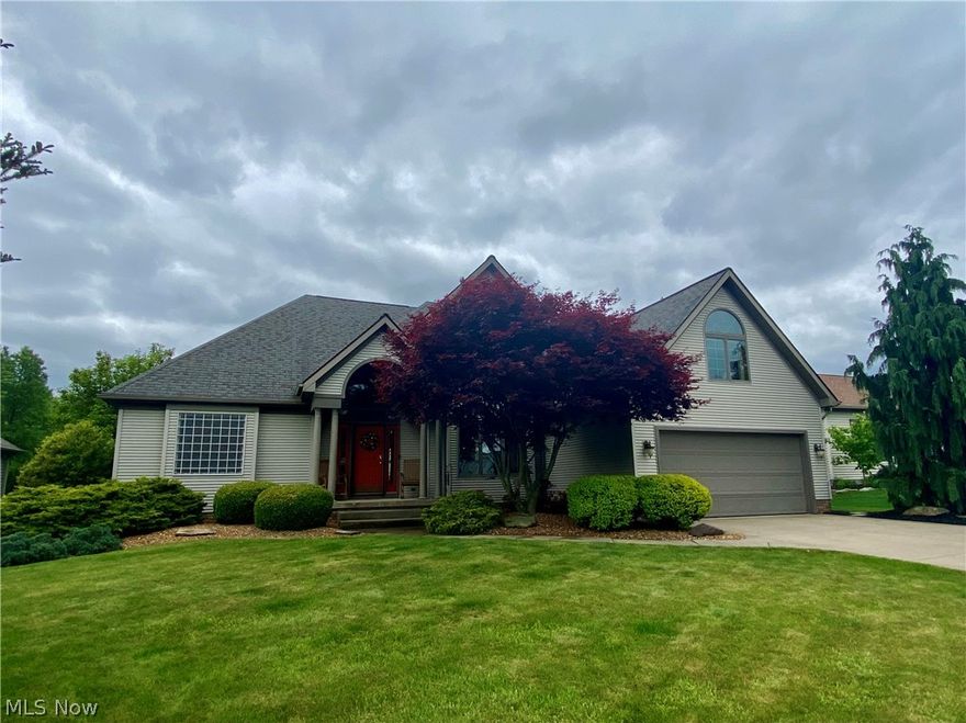 This house has it all! Let's start with the outside - professionally-landscaped yard, vinyl fencing, amazing deck, patio, and the best part...an inground heated swimming pool. Summer is here and this is the perfect place to be! The interior of this gem boasts a great room with cathedral ceilings, exposed beams, and a stunning fireplace. A formal dining room flows into the bright and beautiful eat-in kitchen with plenty of cupboard and counter space. The first floor master bedroom offers a spacious bathroom and walk-in closet. The second floor features 3 bedrooms (or 2 bedrooms and a terrific bonus room) and a full bath. Other highlights include: First floor laundry room, full basement, fresh paint, glass block windows, updated flooring, newer H2O tank, newer roof, and paver stones. The conveniences are endless here and this home truly has so much to offer.