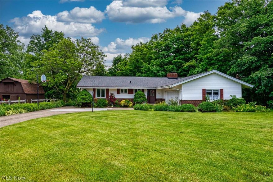 This well maintained one owner 3 bedroom ranch is a must see! You will absolutely love the views this 1.28 acre home offers! All the major things to this home have been updated including Front entry door, Roof, Central Air unit, Furnace, Garage Door, & Windows by Anderson. Don't miss out on this one!