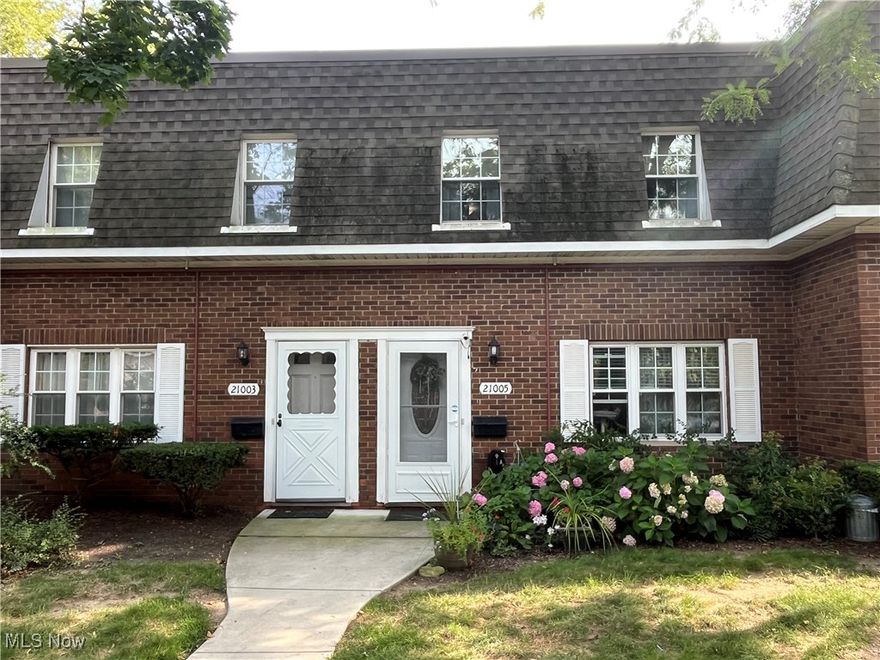 Very Clean Fairview Park Townhouse !  Located Close to Westgate Shopping, I-480 and I-90.  Private Patio Courtyard.  Updated Kitchen and Baths. Newer Flooring; Some Newer Windows, New Hot Water Tank.  Owner's Mother has Lived in the Unit Since it Was Purchased. It has a Master Suite with a Second Full Bath. The Great Room has Plenty of Space for a Dining Area.  This is a MUST SEE!