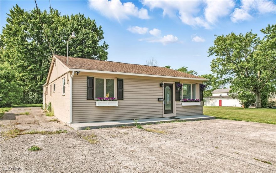 Stylish. Smart. Truly One-of-a-Kind! This fully remodeled modern ranch is more than just a property; it’s an opportunity. Whether you’re envisioning a sleek personal residence, a turnkey business location, or a seamless live/work combo, this versatile space delivers style, flexibility, and convenience.
  Previously operated as a salon, the building is thoughtfully designed with dual entrances (front & back) and a wraparound parking lot that provides easy access and ample parking from every angle. With all living and working areas on one level, efficiency and accessibility are built in.
  Inside, you’ll find a spacious open floor plan that can flex between 3–4 bedrooms or creative workspaces, complete with fresh modern finishes and new central air for year-round comfort. It’s move-in ready, low-maintenance, and perfect for anyone seeking a professional space or modern lifestyle without the upkeep of a traditional home.
     Highlights:
     *Fully remodeled ranch with open concept design
     *Flexible layout: 3–4 bedrooms or customizable workspaces
     *Dual entry access with extensive front-to-back parking
     *Recently installed central air
     *Ideal for residential, business, or mixed-use living
     *Low-maintenance, easy “condo-style” living without fees or restrictions
  If you’ve been dreaming of a modern, adaptable property that works as hard as you do, this is the one. Discover the unlimited possibilities waiting here!