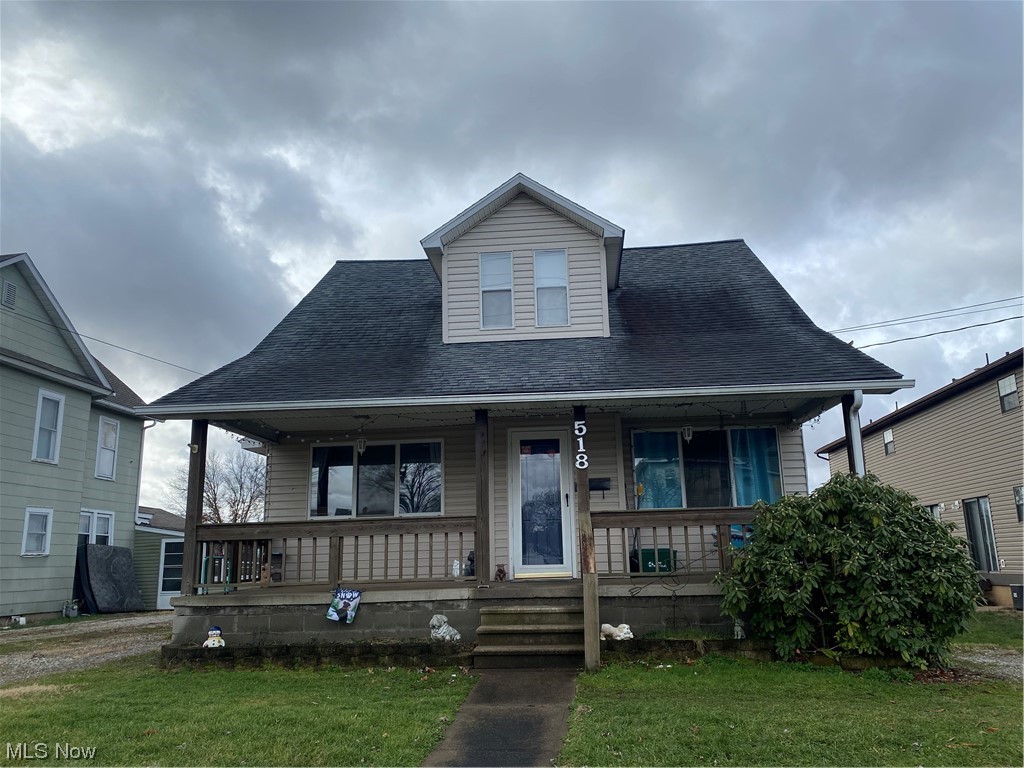 Nice Cape Cod Home in Vienna close to shopping, schools & restaurants. This 3 bed 1 1/2 bath home is just waiting for you. The Covered Front Porch is inviting you to take a seat & relax. Upon entering the home you will notice original woodwork throughout & even on some of the walls. The Nice Sized LR has space for ample furniture for the family hangout & guests too. The Large DR has plenty of space for a big table & just look at that beautifully built in Wooden Window Seat, from the DR you enter the Kitchen with the black cabinetry & SS Appliances. Also on the main floor we have a 3rd Bedroom or a Great Home Office, which has a new 1/2 bath w/ a Barn Door. Upstairs you will find 2 Bedrooms both with Walk In Closets & a Full Bath. The Basement is full & mostly unfinished, so lots of storage space. There is a 12X10 Finished Room in the basement that just needs some flooring. Out back is a very large yard fully fenced in with a Newer Privacy Fence. This Home has so much to offer. Call soon for Your Private Showing. :)