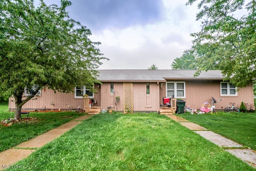 This North Canton duplex offers a fantastic opportunity to boost your investment portfolio with immediate, consistent income! Both units are currently leased, bringing in a combined $2,250 per month. Each spacious unit features three bedrooms and two full bathrooms, along with a fully equipped kitchen and generous living areas on the main floor. The walkout lower levels are a significant advantage, adding a versatile third bedroom, another full bath, and direct access to a private covered patio. 

A key highlight of this property is the oversized 5+ car heated garage and a bonus carport, providing ample parking and storage, a highly desirable amenity for renters.  This is truly a turn key investment, separately metered and in an easy to rent location close to all Belden Village amenities.  Call to schedule your showing today!