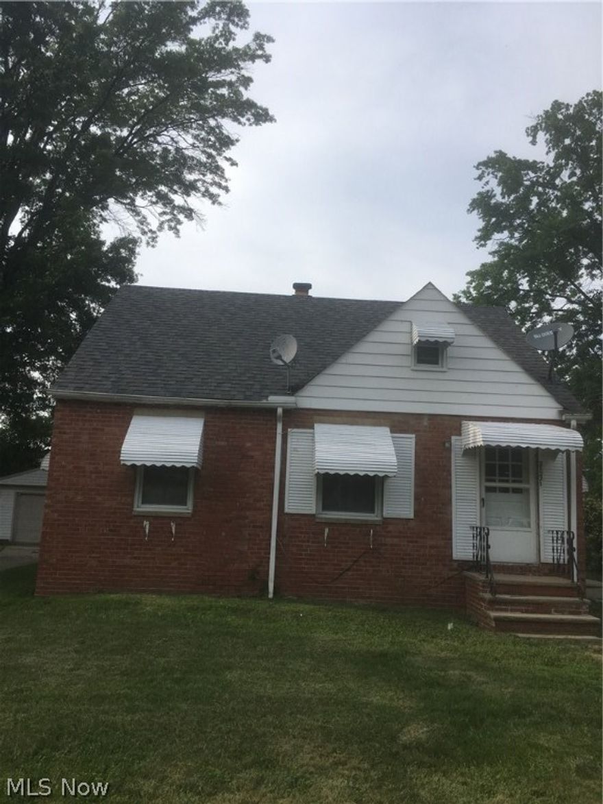 New to the market, this recently updated colonial needs nothing but a new owner. As you enter the home you will notice that the spacious living room have recently been painted and also feature refinished hardwood floors. Off the dining room you will find the kitchen with a new tile floor, new cabinets, and a fresh coat of paint. The first offers two nice sized bedrooms with newly carpeted floors, fresh paint, and plenty of closet space. The bathroom has also been recently updated with all new fixtures. The full basement has been freshly painted and features laundry hook ups, and plenty of room for storage. This home also offers a two car detached garage and a back porch. The yard is partially fenced in for your convenience. Don't wait, make this home yours today.