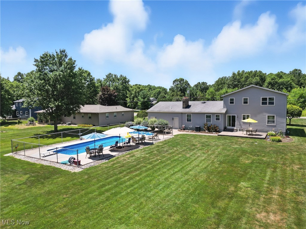 Welcome to this stunning, absolutely immaculate, and pristine 3-bed, 4-bath home in a sought after Canfield School District neighborhood. As an added bonus, Kennsington Golf Course is just minutes away and easily accessed by a short golf cart trip. Step through the beautiful Custom Stained Glass Door into a beautifully maintained space that offers comfort, style, and functionality throughout. The home has been expertly maintained and is truly move-in ready.
Be amazed by the absolutely massive Family Room—a 34 X 22 showstopper w/ Bay Window and open concept feel after a wall was removed to create a grand living space perfect for entertaining or a cozy family gathering.
Enjoy your own private oasis w/ a completely Fenced-In Inground Pool (38 X 16) and Stamped Concrete Patio. The Backyard includes a Tall-Ceiling Shed (12W X 15D X 13H), ideal for storing Pool gear and lawn equipment.
The Kitchen, remodeled in 2011, features Quartz Countertops, SS Appliances, Luxury Vinyl flooring, and Hickory Soft-Close Cabinets. The 2.5-Car Extended Garage provides plentiful storage for tools and parking, w/ direct access to the Pool and a convenient oversized Bathroom. Furnace is only 4 years old.
Tucked in a Quiet Neighborhood near restaurants, shopping, and Mill Creek Park, this home offers the perfect blend of space, upgrades, and location.