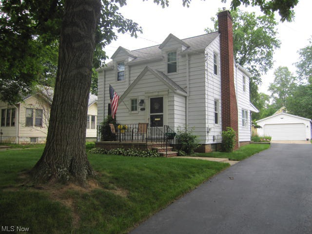 Exceptionally well maintained colonial shows pride of home ownership. This home has features that are hard to find in Cuyahoga Falls homes. Family room addition has light pouring in from cathedral windows and vaulted ceiling. Seller also has added 1/2 bath during this remodel. These sellers have exquisite taste and every room is done in fashionably neutral colors. There's a foyer to living room and living room has a beautiful fireplace. large formal dining room plus there's a fourth bedroom that sellers turned into a den on 1st floor. This home has been professionally waterproofed in 2012 with transferable warranty. Furnace new in 2008. vinyl replacement windows new in 2008. Complete tear-off roof in 2009, new dishwasher in 2014. It may look like a shared driveway but actually it's a side by side driveway with neighbors. Enjoy Cuyahoga Falls Utilities and Amenities. Seller is offering immediate possession! Don't miss out on seeing this exceptional home that includes a 1 yr warranty.