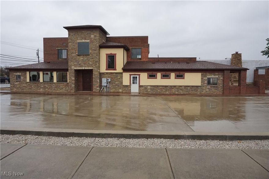 An exciting chance to own over 4500 sq. ft. commercial space currently under construction.  This space offers the rare chance to bring your vision to life and create the next local hotspot.  It offers prime location with high road traffic, flexible layout with an open concept with plenty of parking.  2nd floor bonus space for an apartment or customizable finishes to make it your own.  Additional outdoor 1400 sq. ft. patio space and bocce ball court with a fireplace.  On property you have 2 separate Gas/Electric meters, newer roof, and it is plumbed for 2 sets of bathrooms. Step in and make it your own!