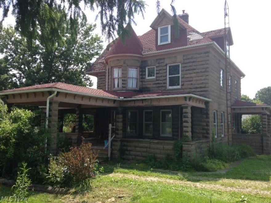 Endless possibilities for this beautiful Victorian. Elegant woodwork is all throughout this home.  Other features are a beautiful staircase, grand foyer with stained glass, butler staircase and hardwood floors. Full basement & walk up attic. Some updates are high efficiency furnace, central air and electric box. Home needs new roof and repairs to porch.