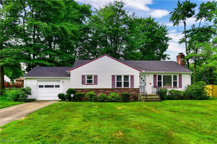 ADORABLE 3 Bedroom/2 Full Bath RANCH Home in desirable neighborhood.  Home Features Include:  Large Front Living Room with Brick Fireplace, AWESOME Kitchen with Breakfast Area, Formal Dining Room, 3 Large Bedrooms, & Full Bath.  Lower Level offers a Large Rec. Room Area & Laundry Room.  Updates Include:  New Roof - 2018, New Windows - 2004, New Siding - 2004, New Hot Water Tank - 2019, Updated Electric, and a Fresh Coat Of Paint.