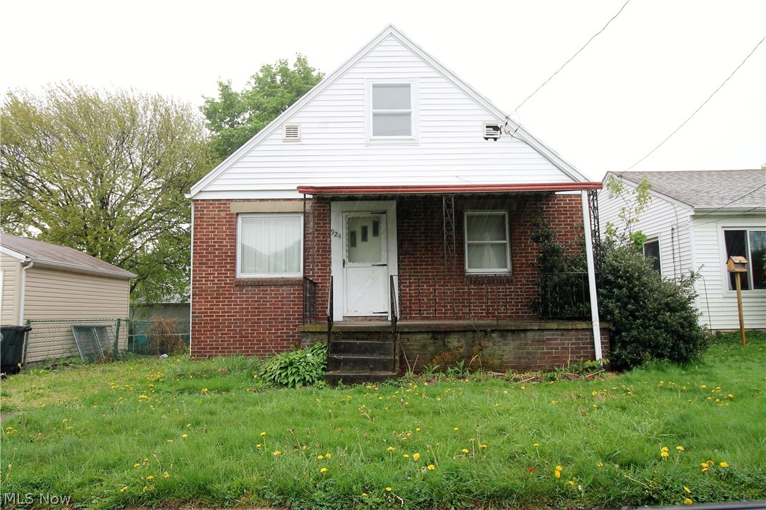 Investors lucky find! Endless possibilities with this two possibly three bedroom one full bath cape cod sitting on a large lot. Come on in from the covered porch to the living room, eat in kitchen, full bath and two bedrooms with wood flooring. Upstairs is another large room which could be a rec room, bedroom, office, etc. Use your imagination! Lower level has an unfinished basement. Large backyard to enjoy!