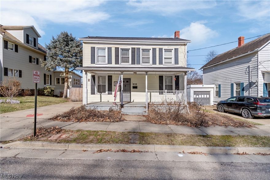 Nestled on the picturesque streets of Minerva within walking distance to downtown, discover the epitome of cozy living at 610 W Line St. This charming residence offers a perfect blend of comfort and convenience with three bedrooms, one and a half baths, and a detached 2-car heated garage. Step inside to find a welcoming atmosphere with a wood accent wall in the dining area. Retreat to the spacious living area, perfect for relaxation or entertaining guests. The kitchen boasts stainless appliances. The first floor laundry is located just off the kitchen. Outside, behind the 2-car garage, is a large deck and vast fenced backyard that invites you to enjoy outdoor activities and gatherings in privacy. With its desirable location and convenient amenities, this Minerva gem is ready to welcome you home. Schedule your showing today and envision the possibilities awaiting you!