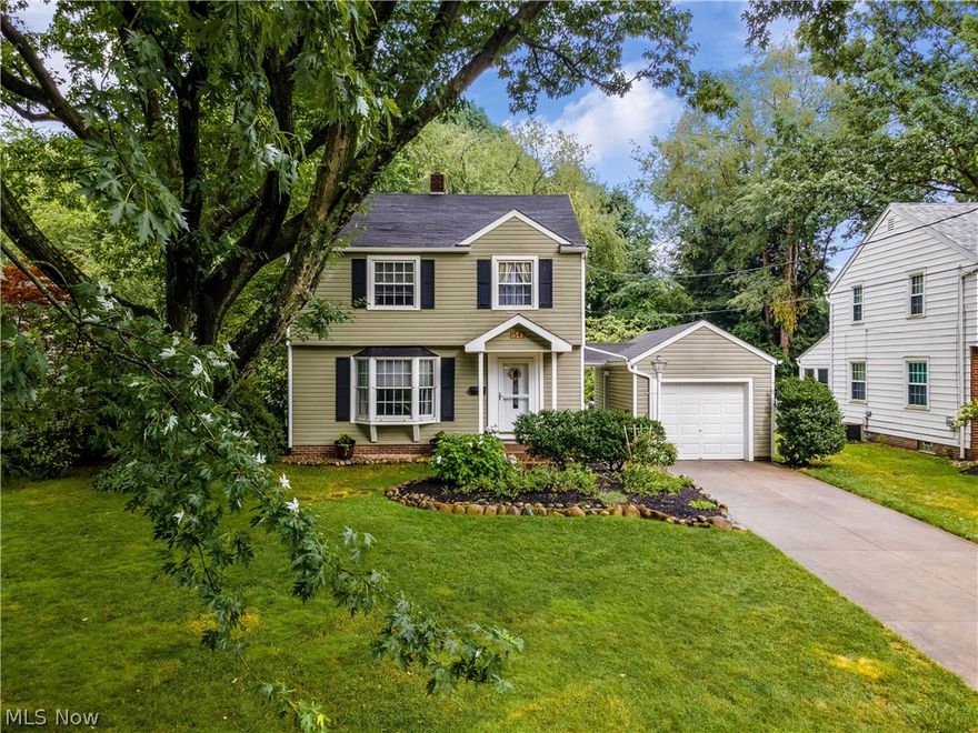 Welcome to 1543 19th St Cuyahoga Falls ~ 3 bedrooms, 1.5 baths charming colonial.  Crown molding, wood floors, and a bayed window with seat sets off the spacious living room. The kitchen offers cherry cabinetry, tile backsplash, under-counter lighting, wood floors, a lovely kitchen nook overlooking the back yard, and comes fully applianced.  Formal dining includes crown molding and wood floors for family gatherings. The first-floor half bath completes the first floor. Upstairs offers 3 bedrooms with wood floors and a full bath. The basement has a finished family room for additional living area and glass block windows.  The furnace has a whole-house humidifier. HWT new 2018. Osmosis system installed.  Siding, front porch, front and side doors, garage door and most windows new 2015, house roof 2008, garage and vestibule roof 2012. Plumbing updated 2018. Replaced sewer lateral with PVC to street 2010.  Much storage in walk-up attic. Back yard offers a fenced area for pets or family!  Home