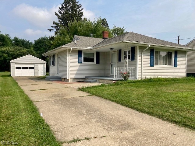 Welcome home to this updated Ranch that is move in ready! Living room, kitchen, 3 bedrooms and full bath on main floor. Large full bath with walk in shower, laundry (washer and dryer stay) and media room located in the full basement. Kitchen has a large window that looks out over the front yard, stove and microwave included. Basement has been waterproofed. Enjoy sitting on the front porch and on the front patio. Spacious backyard with no one behind you. This home has been well maintained and updated. 1 car garage with storage. Convenient location! Right off route 11. Easy access. Right by all the shopping and restaurants you could want. Walk to Ashtabula Towne Square! Come, relax, and enjoy easy living.