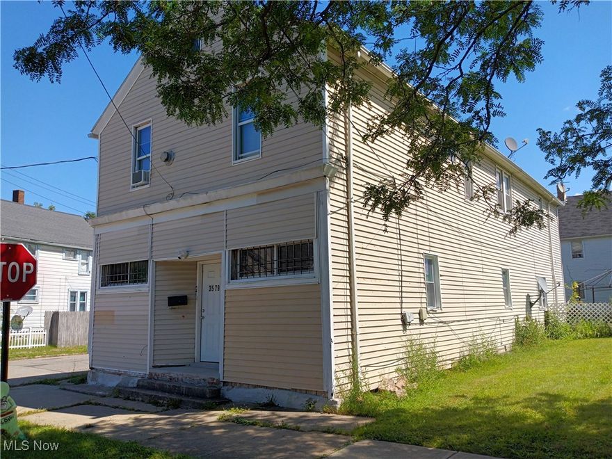 Immediate Occupancy*Already Appraised for 185k*Here it is, Your Opportunity to Own a Huge Two Family Dwelling with Over 2600 Square Feet of Living Space*4 Bedrooms Upstairs and 3 Bedrooms Downstairs*Move in Condition and Ready to Rent*Full Basement and Attic for Storage*Fenced Yard*Wood Floors*Closet Space*Convenient Location Close to Both I90 and 71, Just Minutes from Downtown Cleveland*Close to Schools, Shopping and Much More*Live in One and Rent the Other*Indeed, a Rare Chance to Own a Large Duplex Property*Updated Electrical with 220 Line*Make an Appointment Today*Motivated Seller*