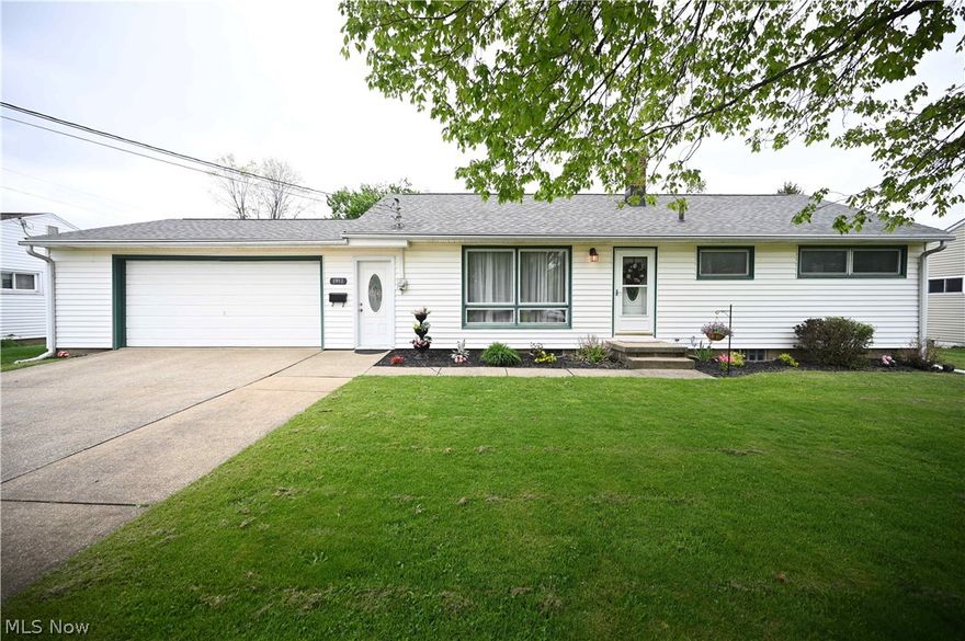 Welcome to this beautifully maintained ranch in Plain LSD. From the moment you step inside, you’re greeted by a bright and welcoming living room featuring stunning original hardwood floors, an expansive floor-to-ceiling picture window that fill the space with natural light, and a spacious double-door coat closet for everyday ease. The eat-in kitchen offers a warm and functional layout with crisp white cabinetry, durable tile flooring, updated appliances, and a cozy dinette area, perfectly positioned by a large window overlooking the backyard, creating the ideal spot for morning coffee or casual meals. This home features three comfortable bedrooms and an updated full bathroom, thoughtfully finished with a granite countertop and a stylish tile shower/tub combination. Just off the back of the home, you’ll find a light-filled three-season room which provides an inviting space to relax, entertain, or simply enjoy the view. With direct access to the fully fenced backyard which is ideal for kids, pets, and outdoor gatherings. The partially finished basement expands your living space with a recently updated recreation room, complete with recessed lighting, glass block windows, and a convenient half bath. It’s the perfect space for hosting friends or unwinding at the end of the day with family. A dedicated laundry area with a utility sink adds even more functionality. Additional highlights include an oversized two-car garage and a location that truly stands out! It’s just a short walk to Martindale Park and the scenic Middlebranch Trail. Head north to enjoy Gervasi Vineyard and Veterans Park, or south to Schreiber Park. Recent updates include a new roof (2023), stove, patio remodel, dishwasher, and garage door opener, along with basement finishing, electrical upgrades, glass block windows, furnace, and bathroom upgrades. This home offers the perfect blend of quality, updates, and location. Schedule your private showing today!