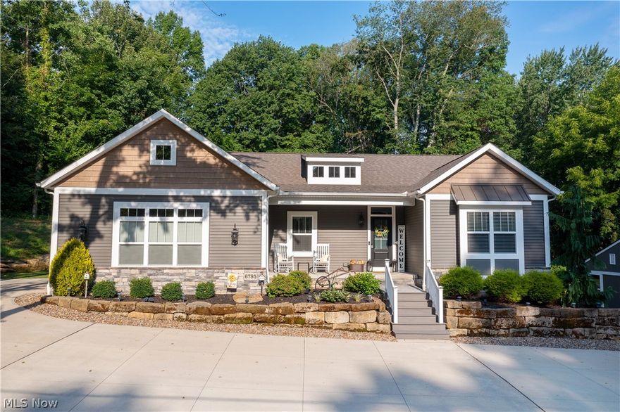 This Gorgeous ranch-style home in Lake O Springs is a MUST-SEE! It sits on 1.8-acres of pure beauty in Jackson LSD. You will love everything this fabulous home offers, from the welcoming front porch to the lovely foyer that leads to an open floor plan w a contemporary color scheme, 9' high ceilings, lighting & flooring upgrades throughout, and over 2,800 Sq Ft of living space. The great room features a vaulted ceiling, a beautiful double-sided/see-thru gas fireplace, and is open to the kitchen & dining area. The eat-in kitchen offers stainless appliances, white cabinets, leather-finished granite countertops, a center island w a barn sink, a walk-in pantry, and a dining area w access to the large, partly covered deck (32x12) overlooking the private & wooded backyard. The master's suite has a V ceiling w decorative beams, a barn door to the private bath w double sinks, a tiled walk-in shower, & a walk-in closet w lots of built-ins. Two other nice-sized bedrooms, a full bath, a lovely rel