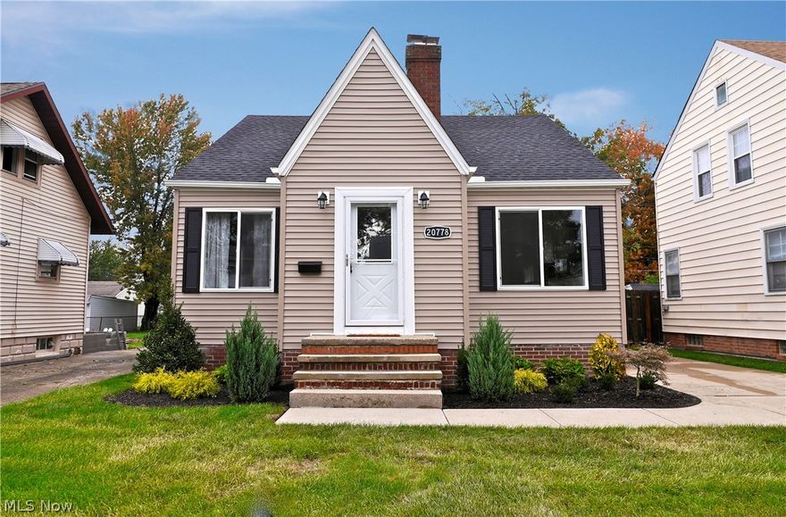 Gorgeous. High Quality renovation! This 3 bedroom 2.5 bath completely remodeled home is convenient to I-90, I-480, The Metroparks & Westgate Mall! Stunning chef's kitchen with stainless steel appliances, granite counter tops, and cool rustic finishes. Kitchen and great room open up for wonderful entertaining space. 1st floor office and bedroom plus full bath compete the main level. Second floor includes two additional bedrooms and another full bath. Enjoy the generous closet space!  Beautifully finished lower level includes fireplace and half bath--ready for winter game nights! Mostly fenced rear lot includes 1.5 car garage. Updated roof, siding, windows, electric, high-efficiency furnace, central air, plumbing, kitchen and baths 2017–2018. Yard is 80% enclosed with 6" privacy fence. This is a must see home and ready to move right in!