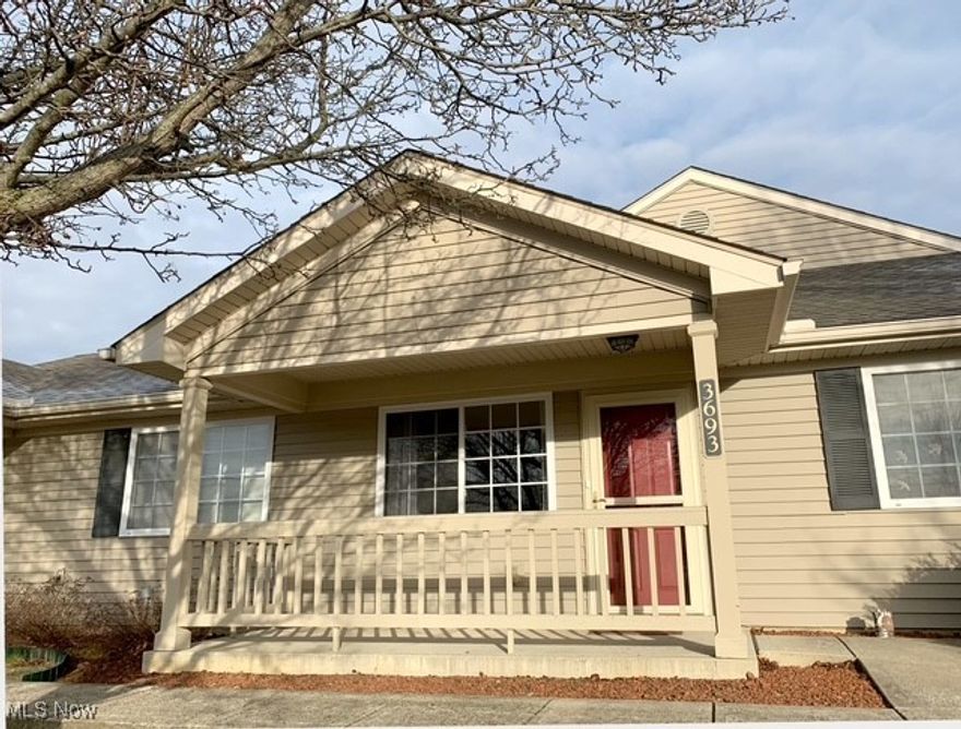 These condominiums are full of all kinds of wonderful people. You will see them out walking or headed to the clubhouse for cards or any number of activities. This unit is easily accessed from the attached garage. The covered front porch is just the right size for a 
couple chairs or a swing to enjoy the pleasant view. The appliances in the kitchen are new! The washer and dryer are not new but they do stay with the unit. The water heater is new in 2025. Bedrooms are newly carpeted and the larger bedroom has a walk in closet. Freshly painted, it is waiting for you to decorate to your taste. Lets take a look today!