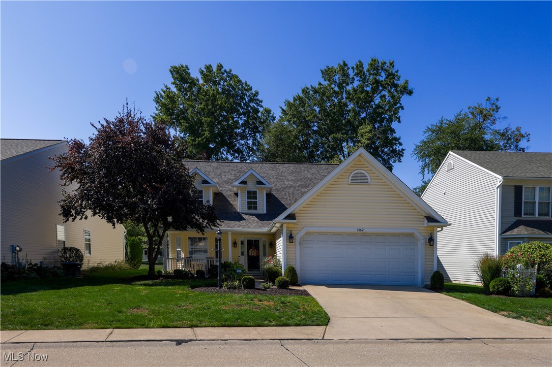 Welcome to this low-maintenance 3-bedroom, 2.5-bath home in the sought-after Pin Oak Preserve Development. This home has been thoughtfully updated and meticulously maintained. As you step into the foyer, you’re greeted by a grand 2-story entrance with engineered hardwood flooring that flows seamlessly into the kitchen and living room. The spacious eat-in kitchen is a true highlight, featuring granite countertops, a breakfast bar, a pantry, and sleek stainless GE appliances. The open concept living room boasts soaring ceilings and is anchored by a gas fireplace surrounded by natural stone, creating a cozy yet impressive gathering space. Custom-built cabinetry adds a touch of elegance to the room. The first-floor primary bedroom is a serene retreat with new luxury vinyl plank flooring, a high ceiling, and a fully remodeled en-suite bathroom with double vanities and a large walk-in closet. An updated half-bath and laundry room are also conveniently located on the main floor. The attached 2-car garage includes a closet housing the new furnace and AC (2020) and a brand-new hot water tank (2024). Upstairs, you'll find an oversized second bedroom with a spacious walk-in closet and access to a large attic for additional storage. The third bedroom is just across from the generously sized, updated bathroom, which also features double vanities. Recent updates include a new roof (2023) with two new skylights, ensuring the home stays bright and energy efficient. With abundant natural light and thoughtful updates throughout, this home is both comfortable and stylish. The HOA covers snow removal for the walkways and driveway, lawn mowing, and landscaping, making this a true low-maintenance home.