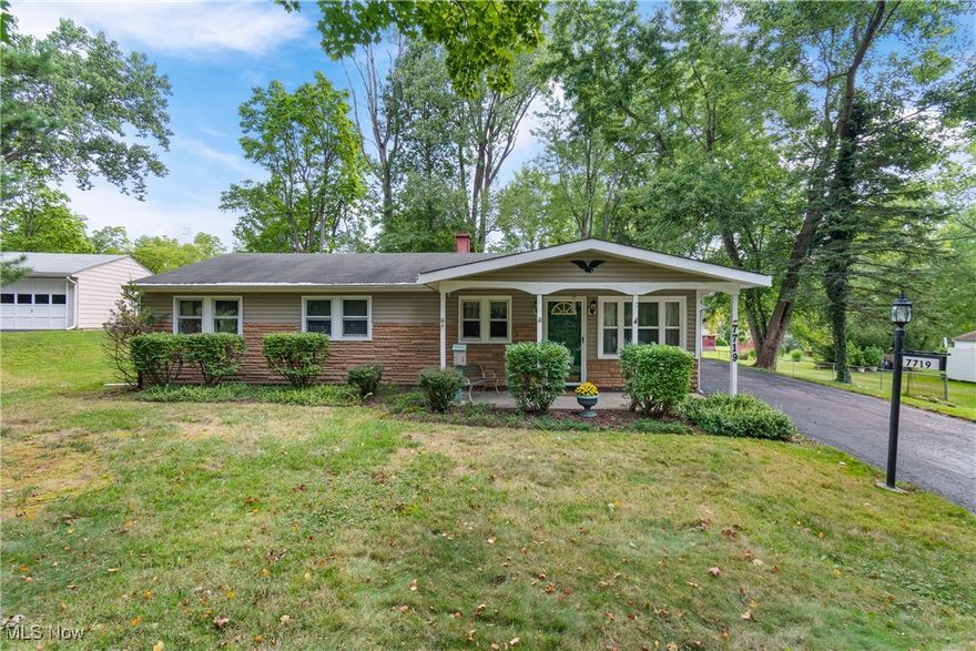 Welcome home to this step saving ranch featuring 4 bedrooms and 1.5 baths, situated in a suburban neighborhood yet minutes from shopping, dining, entertainment, and expressway access. Inside, the living room flows into the kitchen with a cozy eating area, making it easy to entertain or enjoy everyday meals. The primary bedroom includes private access to the half bath, while three additional bedrooms offer comfortable space and generous closets. A highlight of this home is the spacious family room with a gas fireplace and a wall of windows overlooking the treed backyard, complete with a storage shed. Off the back hallway, you'll find a convenient storage room and mudroom with access to both the driveway and backyard. Additional features include a detached two-car garage with door opener and paved driveway. Don't miss the chance to make this home yours, call today to schedule your private showing!