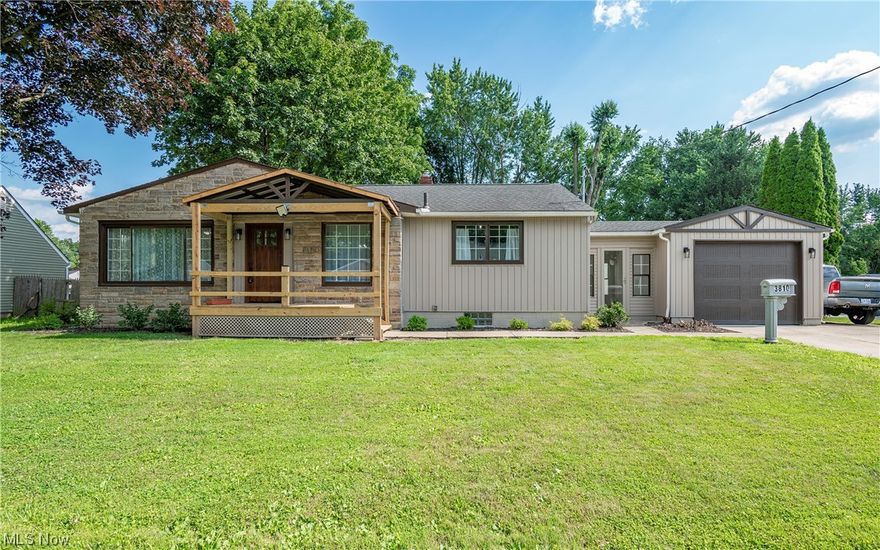 Welcome home to 3810 Herbert Street! Sitting on a fenced in two parcel lot, this beautiful cottage style ranch is completely remodeled and ready for its new owner! Enter from the newly redesigned front porch into your main living area boasting an open floor plan, refinished hardwood floors, and character at every turn. This charming kitchen comes complete with new stainless steel appliances, a farmhouse sink, and a custom designed hutch. Venture to the bedroom portion of the main level to find exposed brick, oversized closets w/ barn doors, and more! Two bedrooms feature French doors giving access to two new back decks. Owner's bedroom has a connected half bath. Adorable mudroom attaches the 1 car oversized garage. Your lower level features a remodeled half bath, laundry area, and loads of storage space. Complete remodel 2023. Additional notable updates include: new A/C, new 200amp electric service and panel, new lighting/outlets/switches. Instant tankless water heater. Located near Mo