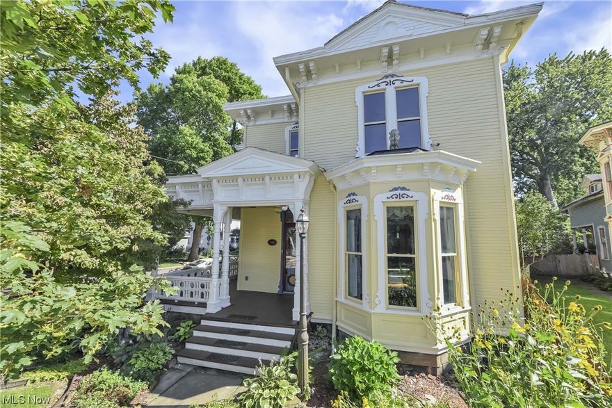 Spacious while still warm and inviting, this beautiful Franklin Blvd masionete captures the same Victorian luxury when it was built in 1874 by HW and Agnes Murray, who sold it in 1923 to William and Theresa Roberts. The Roberts family were the longest owners of record. until Theresa Roberts sold her home of 47 yrs. Now a century later and after 18 yrs, its owners have decided to downsize and let new owners enjoy this unique piece of history. Featuring character not found in new homes, 5005 Franklin has soaring ceilings, extra-wide woodwork, handsome plaster crown molding and awesome stained glass windows. A grand staircase turns a full 180 degrees from top to bottom. Four fireplaces (2 gas, 1 electric and1 that can accommodate a wood burner). Bay windows are 6’ high. Currently the home has 3 bedrooms and 2 full bathrooms that could easily be converted to 4 or 5 bedrooms. Parlor, Library, and Foyer offer Cleveland history ties to the Hippodrome Theater and the former Convent at St Stan’s Church. Current owners have added generous storage, rarely found in homes of this era. Prominently poised, much as it always has been, it is set in an ideal area between Ohio City and Gordon Square, welcoming new owners to partake in a special sense of neighborhood.