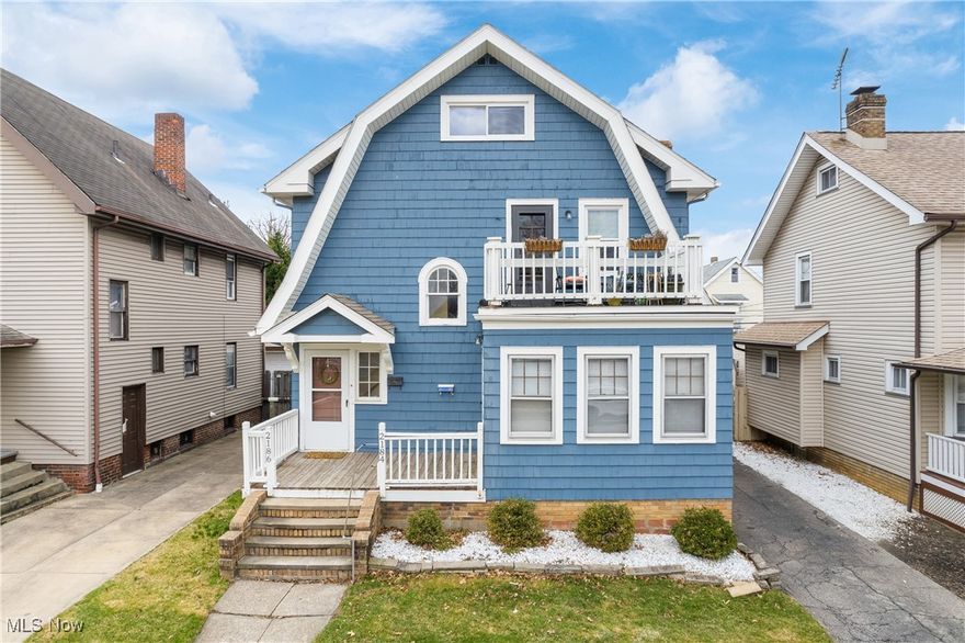 You will never believe you are pulling up to a duplex! Check out this two unit WITH a finished 3rd floor that is currently rented to the top unit located at 2184-86 Wyandotte Avenue! The bottom unit with 2 bedrooms and 1 bathroom has beautiful hardwood floors and an abundance of natural light throughout. The upstairs unit has 2 bedrooms and 1 bathroom as well as a finished flex space on the third floor. The unfinished basement has a shared laundry area and storage. This home has multiple opportunities: owner occupant, investor owned, or a conversion project to a single family.  Less than a half-mile to Lakewood treasures like Angelo's pizza, Thai Thai and even closer to La Plaza Supermarket. Nearby to 1-90 freeway access.