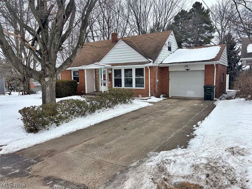 Solid all-brick bungalow located in Osnaburg Township within the Osnaburg Local School District. The home offers
four bedrooms, including two on the main level and two generously sized bedrooms upstairs with an additional sitting
area. Hardwood floors run throughout much of the home. One full bath on the main level and one half bath on the
upper level, with an additional shower and commode in the basement. The basement also features a finished rec room
with a gas fireplace and a dedicated laundry area. Major mechanical updates in 2017 include vinyl replacement
windows, a gas furnace, central air conditioning, and electrical improvements. Public water and public sewer. Exterior
amenities include a rear cement patio, providing a low-maintenance outdoor space. A well-built home offering
flexibility and space in a convenient township location.