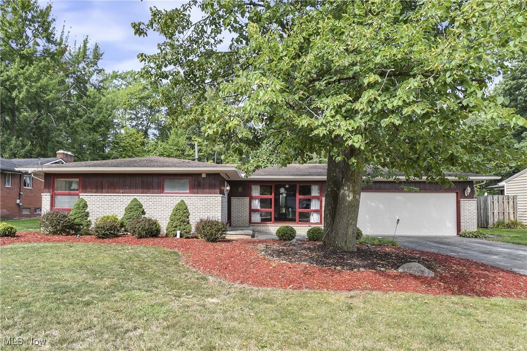 Step into timeless style with this mid-century 3 bedroom, 2 bath ranch built in 1960, perfectly situated in one of Strongsville’s most desirable neighborhoods. Backing directly to the Cleveland Metroparks, this home combines classic charm with a natural retreat just beyond your backyard. The single-level design captures the clean lines and functionality of mid-century living, enhanced by an inviting addition at the back that features a cozy fireplace for gatherings. While ready for your personal updates, the home offers solid construction, vintage character, parquet flooring (under carpet)and endless possibilities to restore or reimagine. Outside, the spacious yard provides room for entertaining, gardening, or simply enjoying the peaceful setting. With its ideal location, authentic mid-century appeal, and direct access to the Metroparks, this property is a rare opportunity in Strongsville.