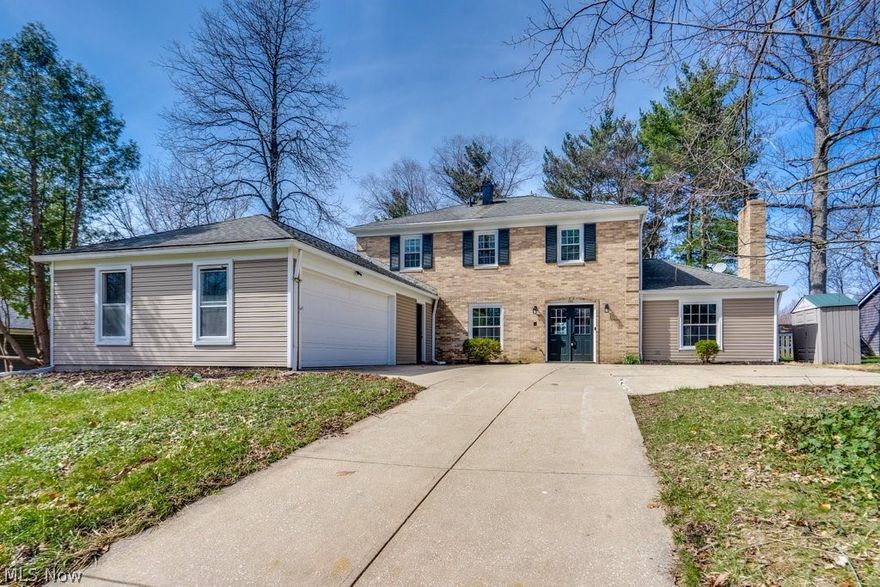 This 4 bedroom 2.5 bathroom single family home has 2382 square feet of finished, recently-renovated space. The property sits on 0.35 acres of land with a large backyard a fire pit and a shed. The siding is a combination of brick and vinyl. The attached, two-car garage has been renovated for the sale. The entryway has a large double door, leading you to a foyer. The living to the right room has high vaulted ceilings and a walk-out porch. A second walk-out porch can be accessed from the dining room as you wrap around the home through the family room. The kitchen has been redone with an open plan and high-quality materials. The mechanicals have been recently serviced or replaced. Windows are newer. The entire interior has been renovated and refreshed. Large closets and ample space throughout the home. A virtual tour is available. Call, text, or email the listing agent anytime of day. Expect a one-day delay for responses to communications sent on Fridays. Pictures are true to the current condition of the property.