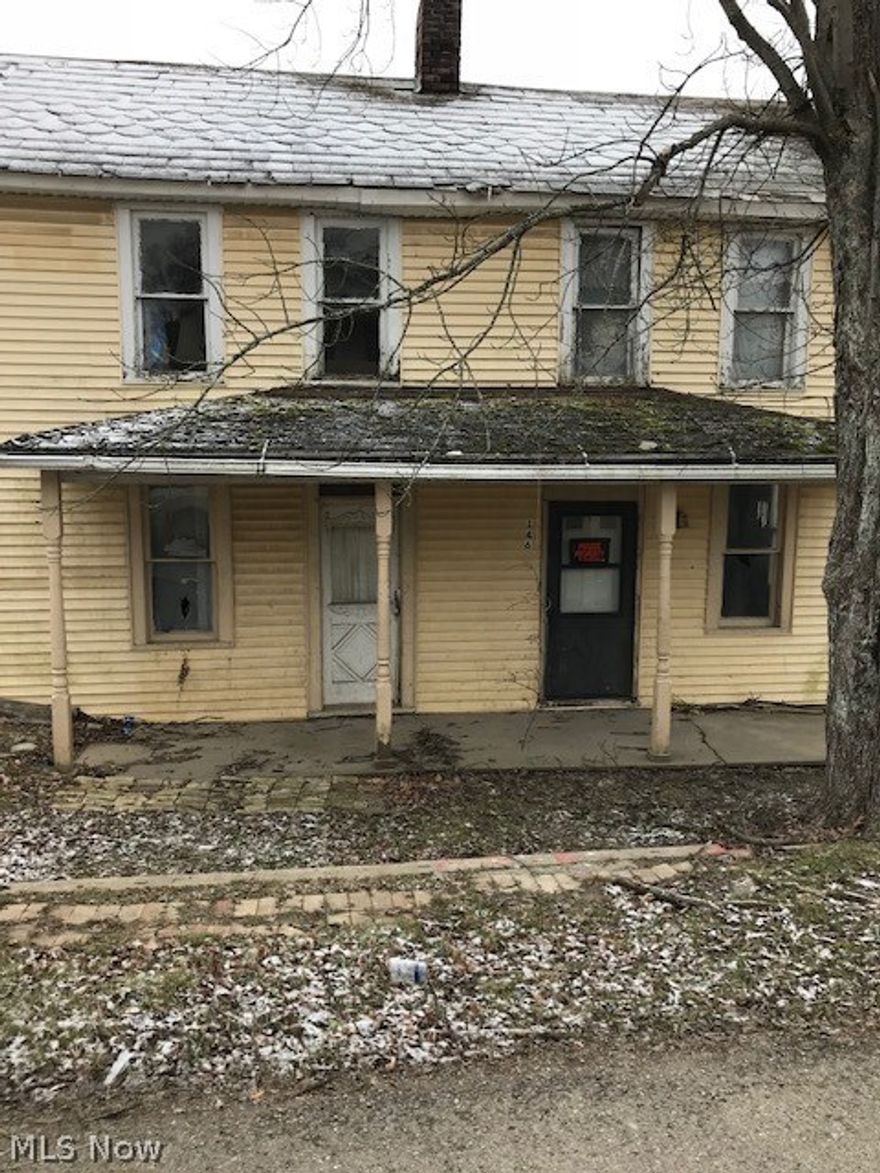 In downtown Crooksville, Ohio two story home in need of repair cash offers only motivated seller being sold in as-is condition