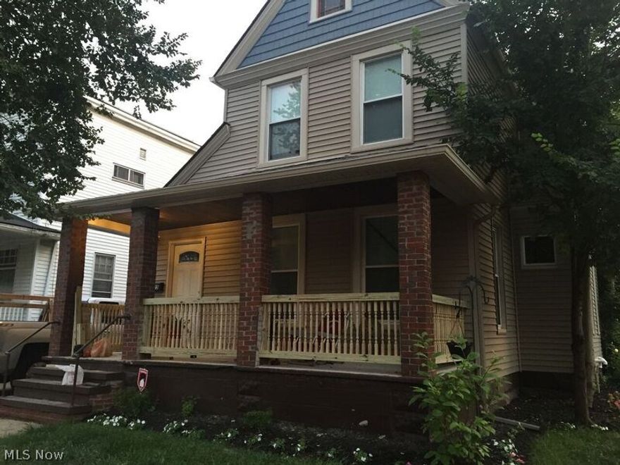 2300+ sqft home in the heart of Detroit Shoreway. Home was completely renovated down to the studs in 2013. All new mechanicals; electric, plumbing, hvac. Beautiful open first floor with espresso wood trim and gorgeous center stairway with wrought iron spindles. Amazing spacious kitchen with quartz countertops and new stainless steel appliances. First floor also boasts living room with exposed brick fireplace, dining room and office/bedroom. Second floor has a 330 sqft master suite that features walk in closet and master bath with double sink and dual shower. Laundry, full bath and two bedrooms finish off the second floor. Home has a walk up attic with room to expand or extra storage. Basement is clean. Rare to city living is a huge 2+ car garage with an attached 10' X 22' workshop. Come enjoy all the city has to offer within a short walking distance in this truly custom home where no detail was overlooked.