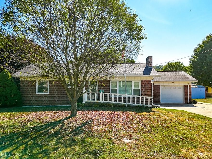 This beautifully maintained brick ranch is move-in ready and offers comfortable, single-floor living. Featuring 2 cozy bedrooms and 1 full bathroom, the home also includes a versatile laundry room that can double as a home office. The inviting living room boasts a large picture window complete with electronic shades, built-in wood shelving, and plenty of natural light. The well-appointed kitchen comes with beautiful cabinetry and all appliances, making meal preparation a joy. Adjacent to the kitchen is an attached garage that provides ample storage space. From the garage, step into a spacious screened-in porch, perfect for relaxing and enjoying the outdoors in comfort. The basement is a standout feature, offering a versatile rec room complete with a wet bar, ideal for entertaining guests. Additional amenities include a generator, ensuring peace of mind during power outages, and a backyard shed for extra storage. This delightful home combines comfort, convenience, and charm, making it a must-see in Killbuck, Ohio.