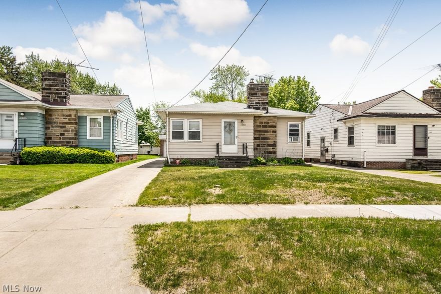 Updated Ranch with 3 bedrooms and 1 full Bath. The kitchen has been recently remodeled with laminate flooring, new cabinets, and stainless steel refrigerator and stove! Hardwood floors throughout living room and bedrooms! The basement is very spacious allowing room for a man cave, workout area, office, or play area! The backyard is also spacious and is 200 feet deep. Currently, Tenants occupied with $850 rent. which makes it a great investment property as well. Security System! Garfield Heights offers the Cleveland Clinic Rec Center and new county Public Library. The location is great with easy access to I-480 and I-77. Within minutes to shopping, restaurants, and public transportation